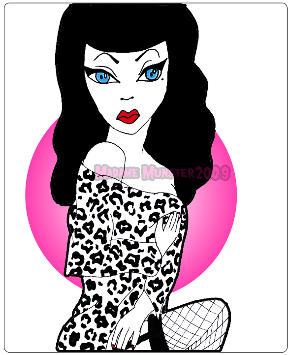 Bettie Page Drawing