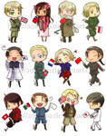 Axis Powers Hetalia: Stickers by aoineko