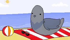 Ponders Visits The Beach