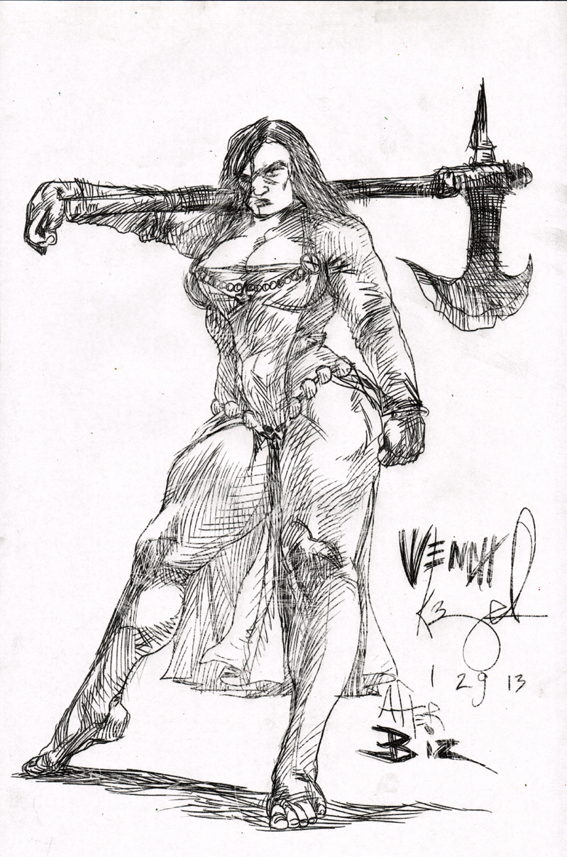 wench concept 033 -after Simon Bisley