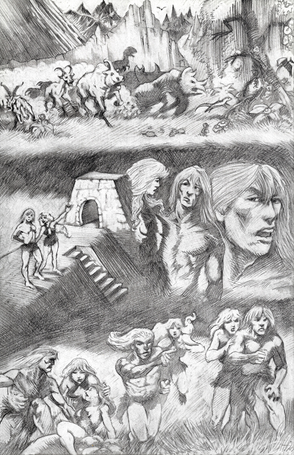 Page 2 Crom Claiming Skull-Biter pencils