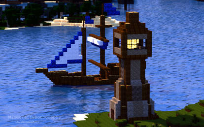 Sharthur City Project | Boat and Lighthouse