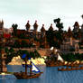 Sharthur City Project | Boats Docking at Sunset