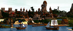 Sharthur City Project | Boats Docking at Sunset