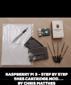 Raspberry Pi 3 SNES cartridge mod Process