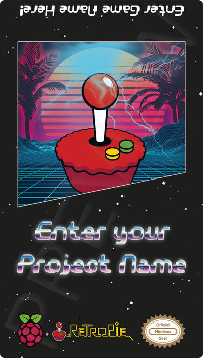 NES Cartridge Label RetroPie Template Photoshop 4C by Chrisser73 on ...