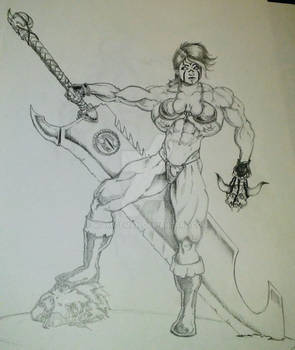 Muscular Master Hunter Aukan Gunwir