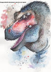 T. Rex portrait by DragonRider02