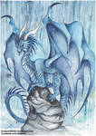 Commission: Blue Dragon by DragonRider02