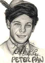 Happy Birthday Louis Tomlinson (Peter Pan) by Bluecknight