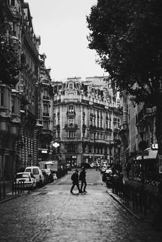 Paris under the rain