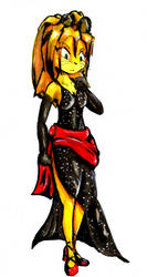 Piago's Evening Gown by Fragraham