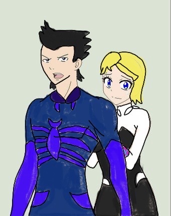 Enzo protecting Gwen