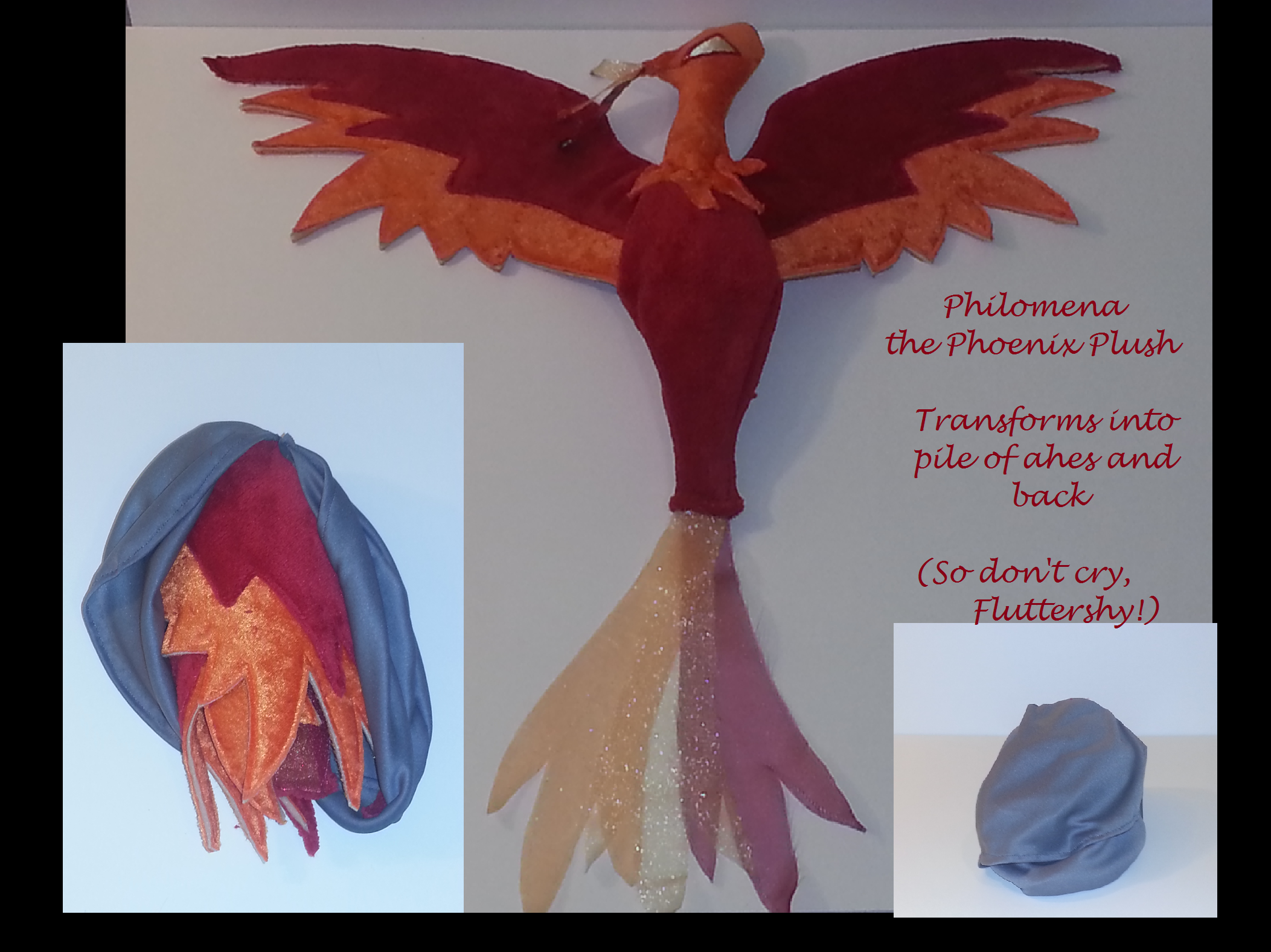 Reversible Philomena Phoenix Plush