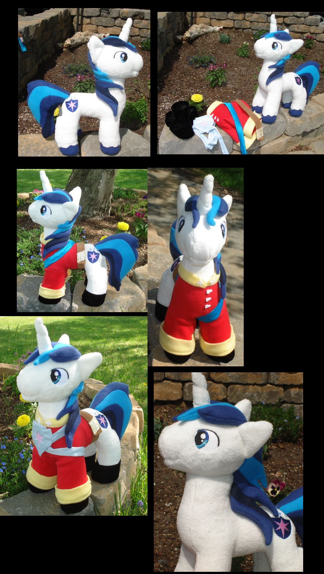 Wedding Attire  Shining Armor Plushie Collage