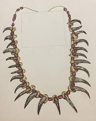 Plains Indian Necklace Study