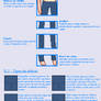 Jeans pants ultra pixel tutorial