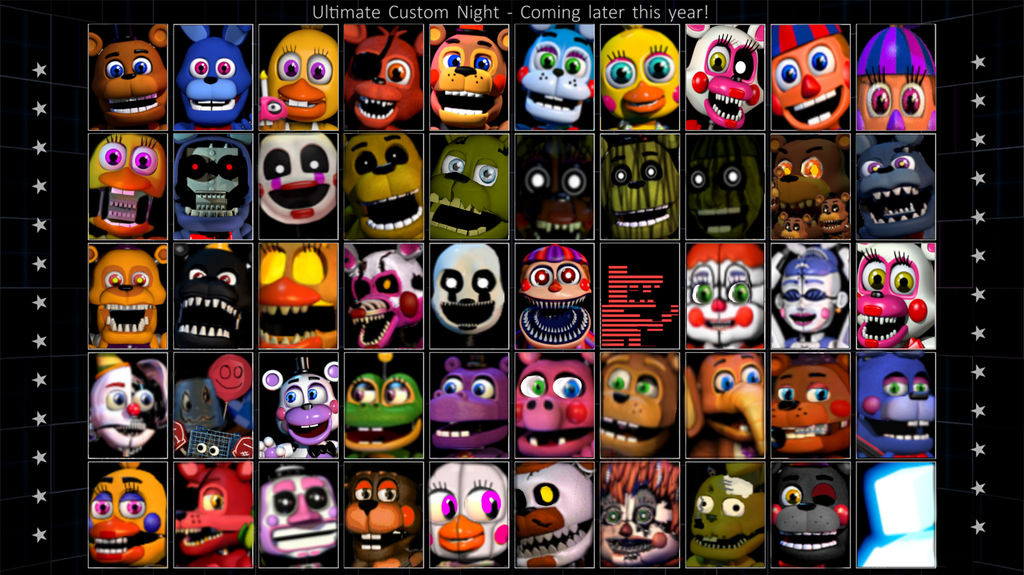 UCN FNaF World Roster by FFrights on DeviantArt