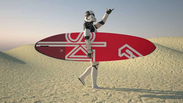 Star Wars, windsurfer stormtrooper executioner