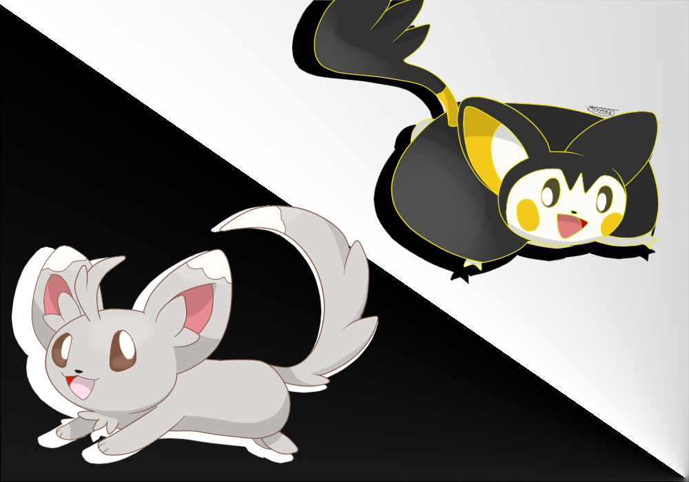 Pokemon - Minccino y Emolga