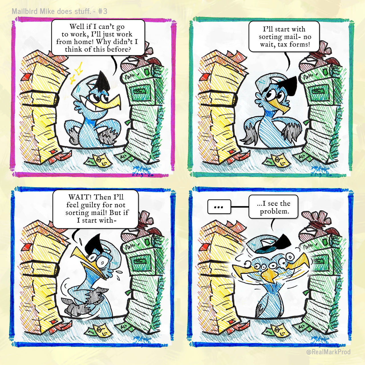 Deviantart Mailbird Mailbird Mike #3 by MarkProductions on DeviantArt