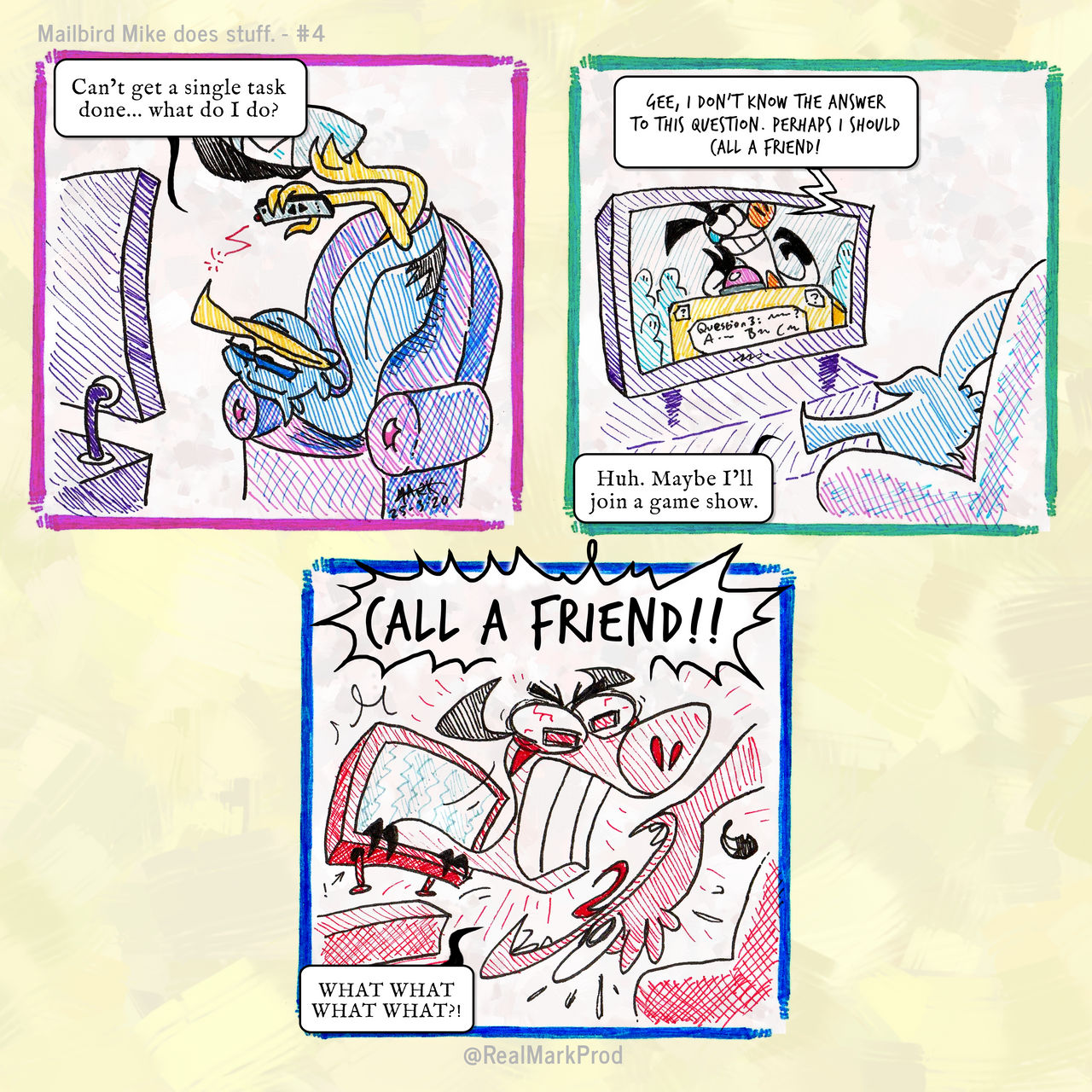 Deviantart Mailbird Mailbird Mike #4 by MarkProductions on DeviantArt