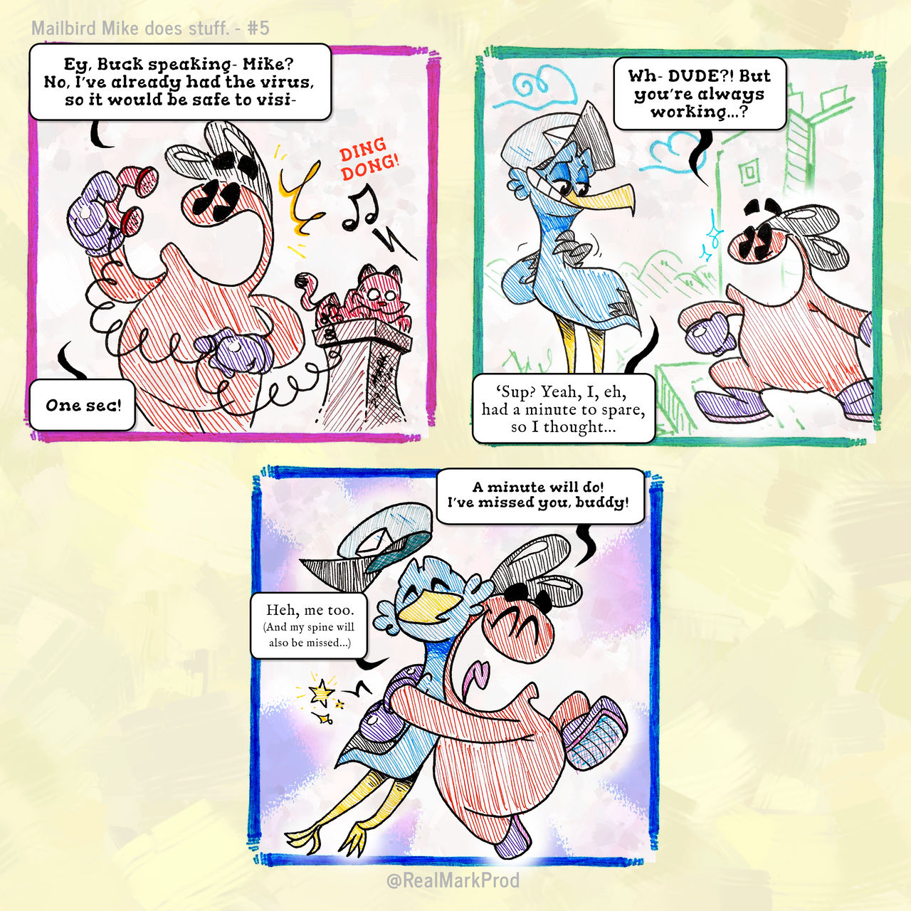 Deviantart Mailbird Mailbird Mike #5 by MarkProductions on DeviantArt