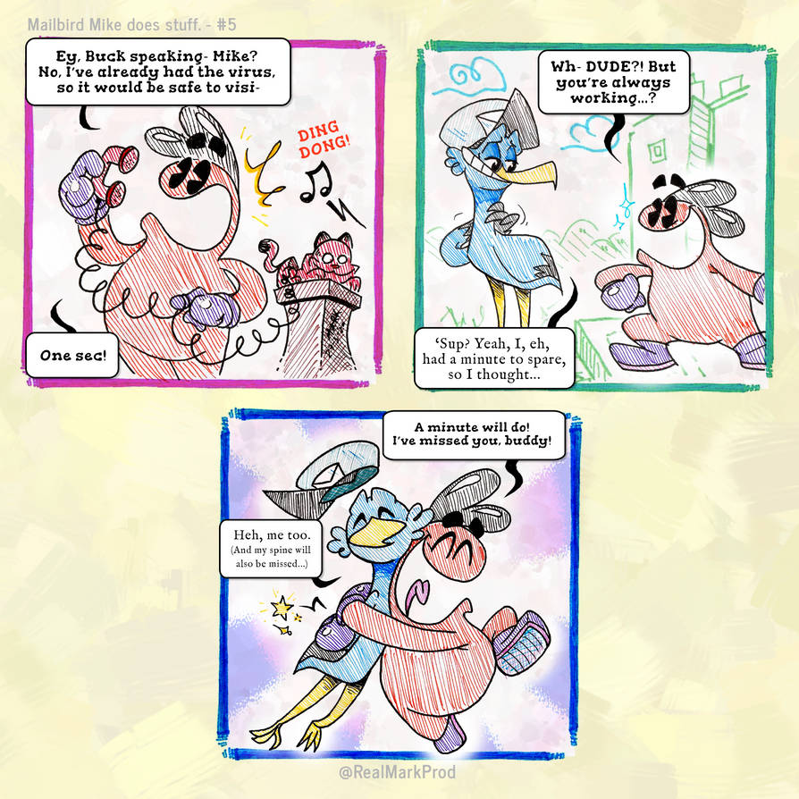 Deviantart Mailbird Mailbird Mike #5 by MarkProductions on DeviantArt