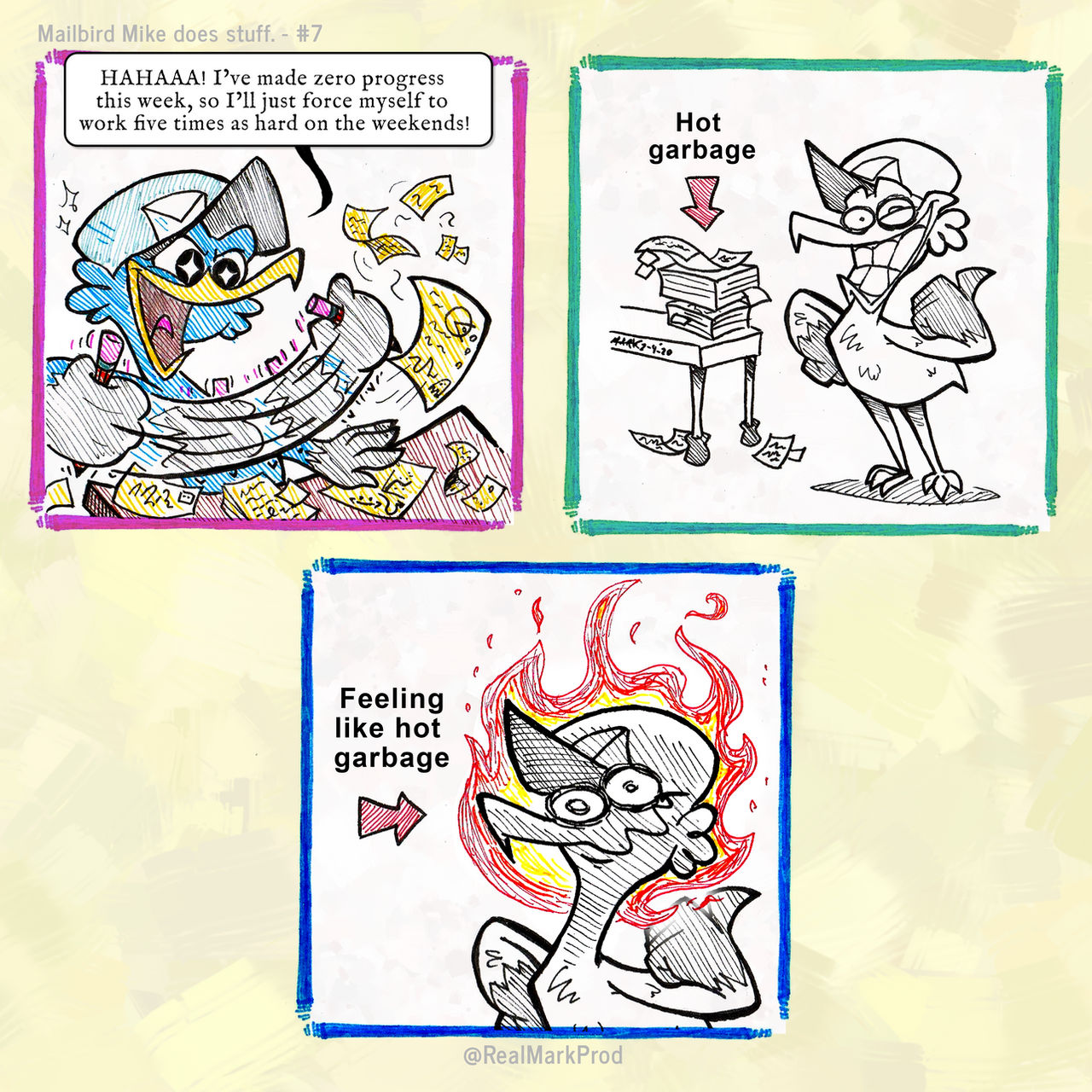 Deviantart Mailbird Mailbird Mike #7 by MarkProductions on DeviantArt