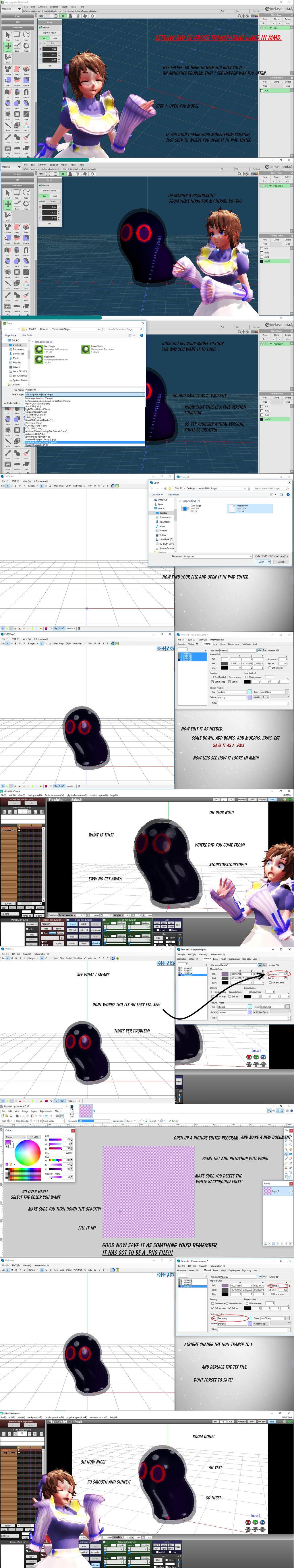 ||Meta+MMD||Getting rid of gross lines in MMD