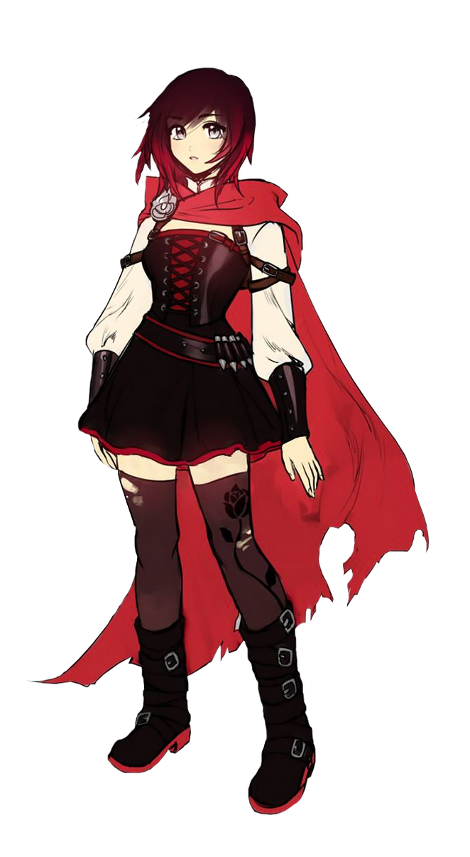Ruby Rose Concept Art Render by asinnamonroll on DeviantArt