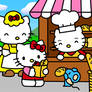 Hello Kitty in Buns Shop (Coloring Book)