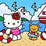 Hello Kitty Go to Beach and Friend (Coloring Book)