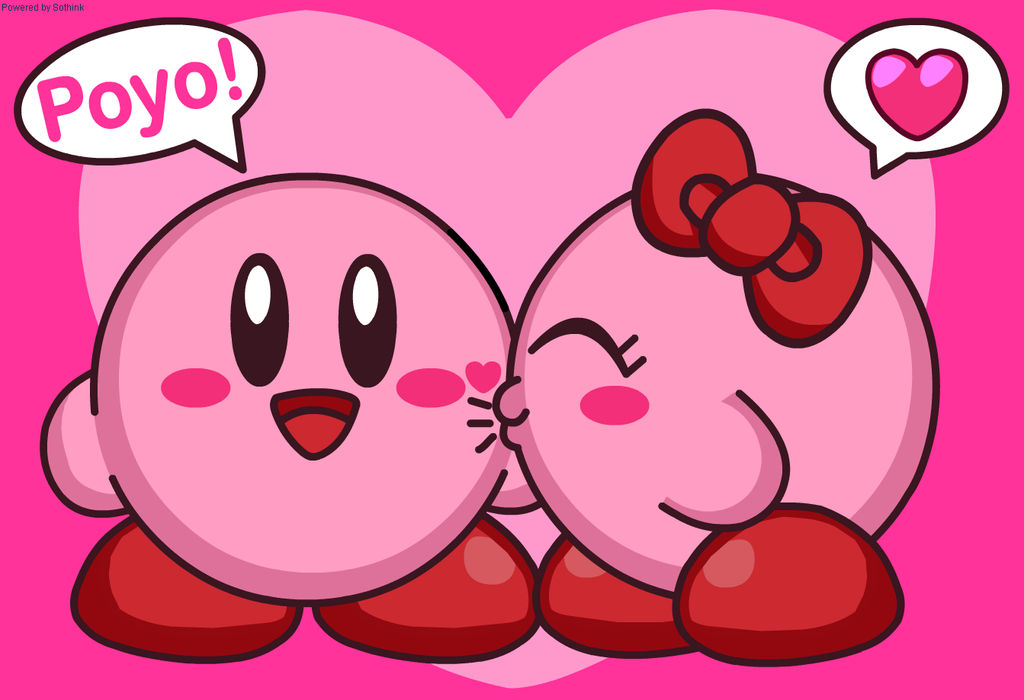 Girlfriend Kiss Kirby!! by Kittykun123 on DeviantArt