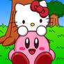 Kirby and Hello Kitty