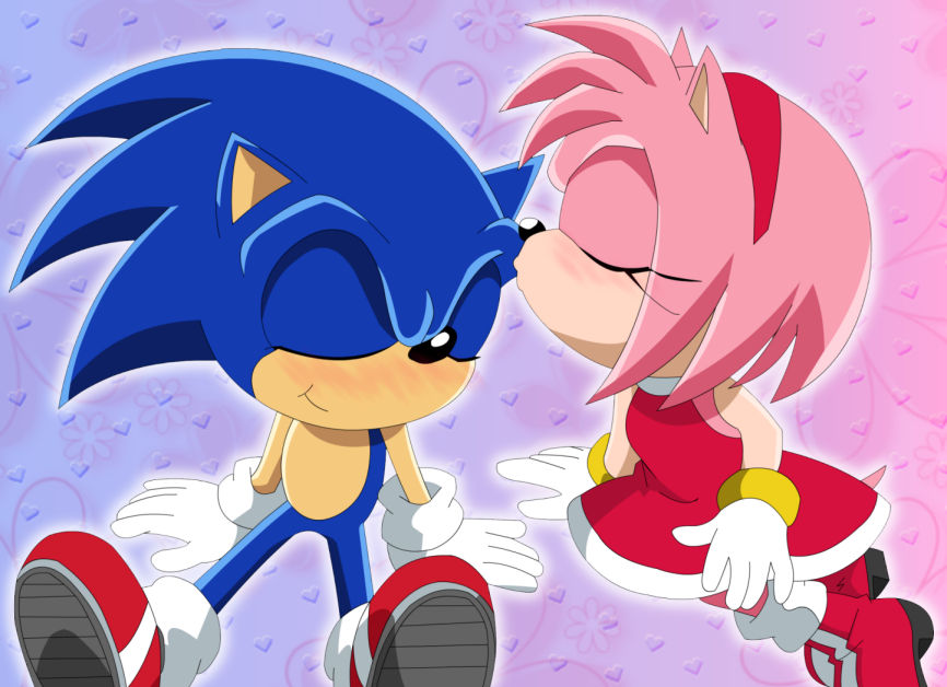 Kiss Meme Sonic and Amy, <3 Nyra <3