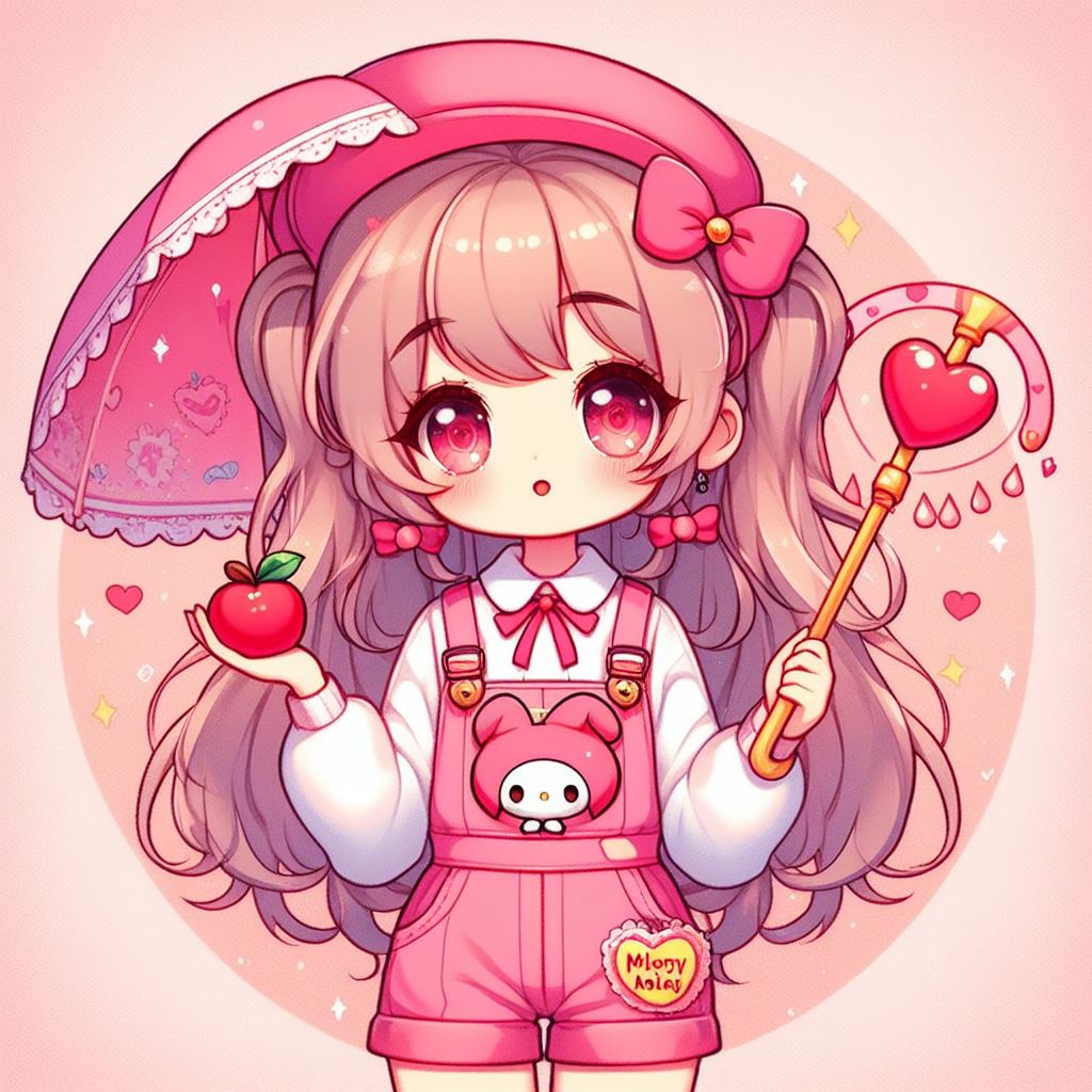 My Melody Girl (Human Version) (AI Drawing) by Kittykun123 on DeviantArt