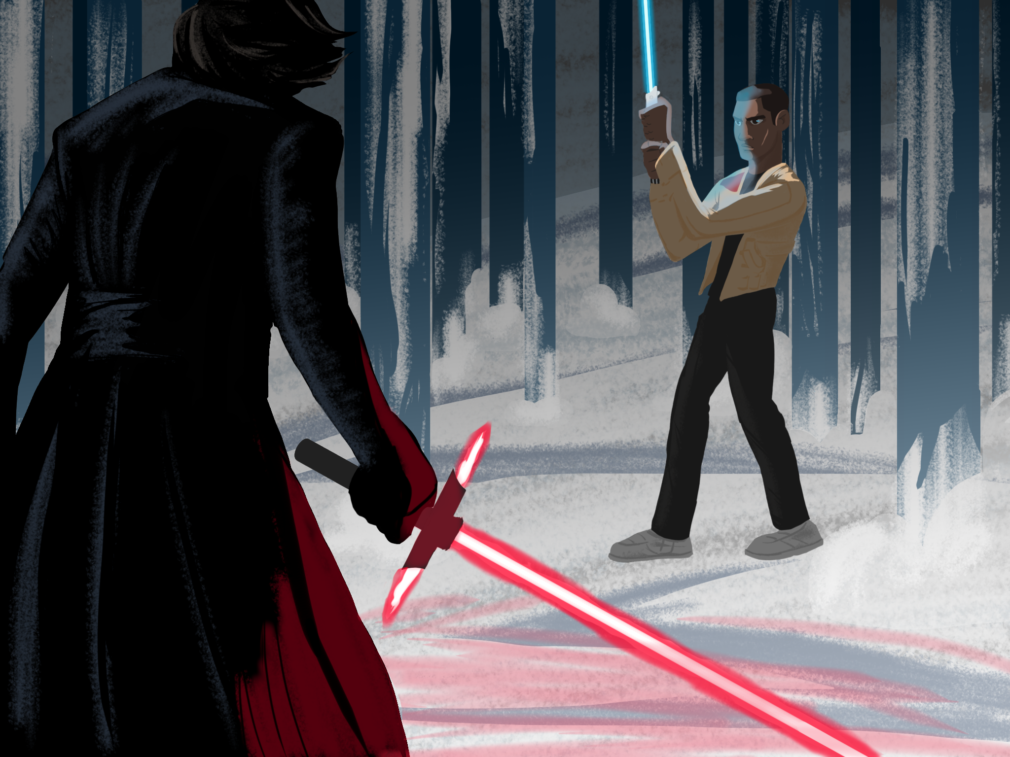 Finn v Kylo Ren