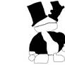 fat ass meme god in a tuxedo and has 3 tophats