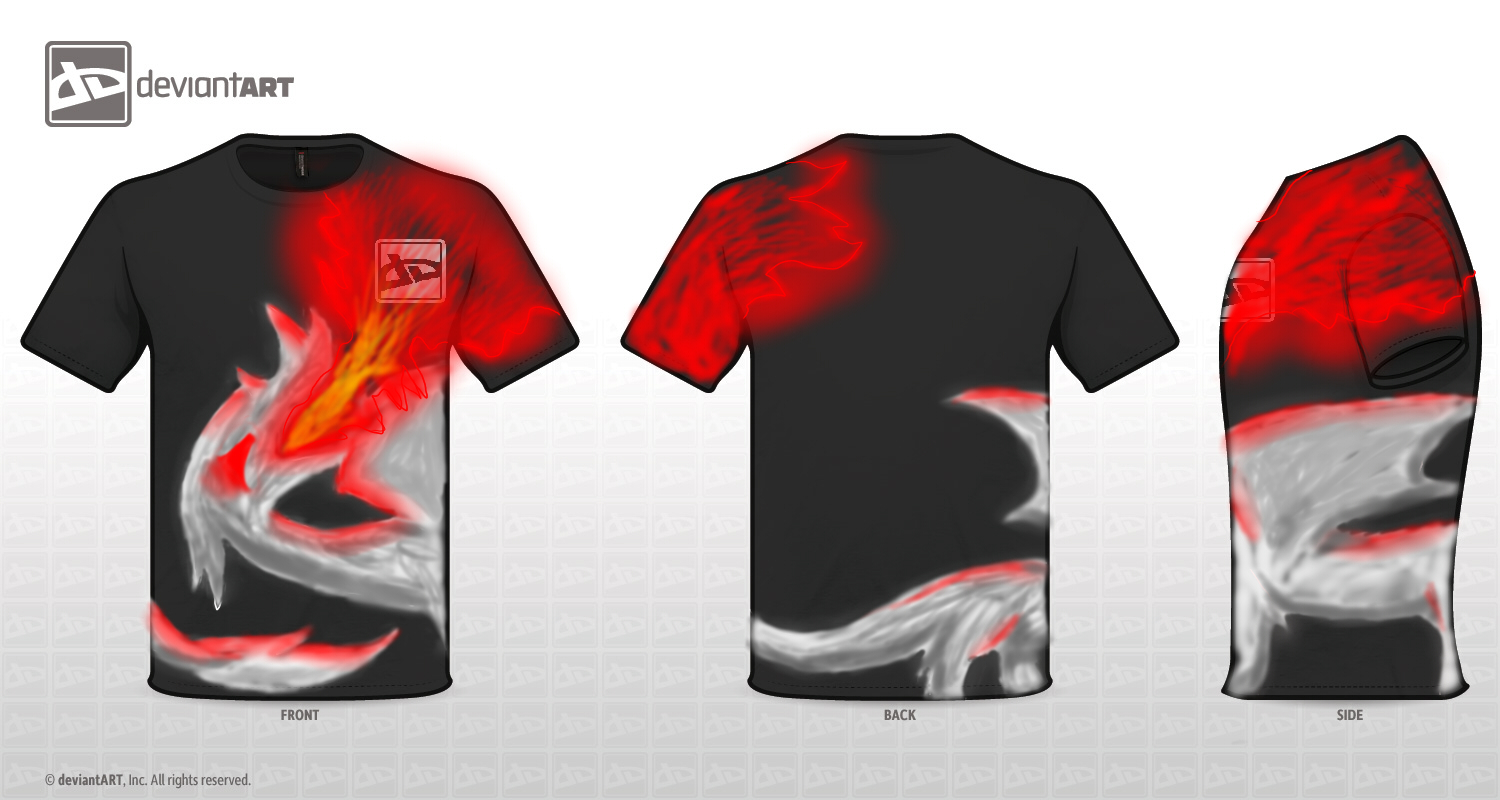 T Shirt Design Dragon By Threeinthemornin On Deviantart