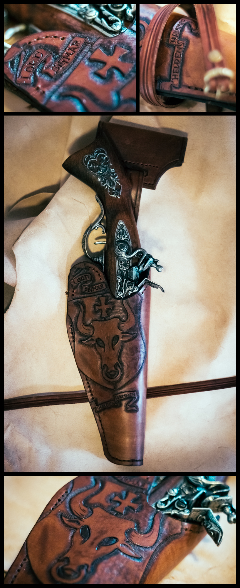 Ostland Flintlock Holster - Warhammer Fantasy LARP