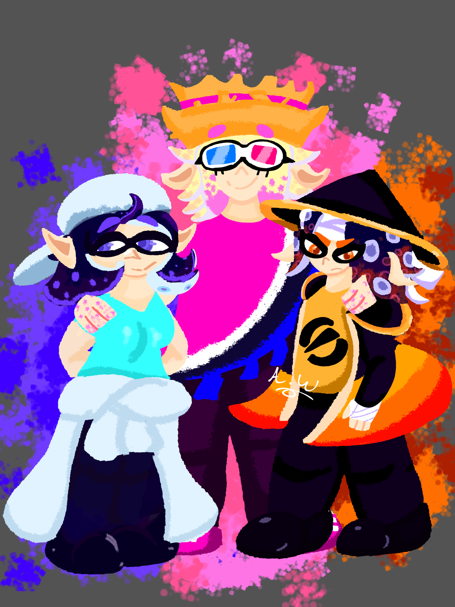 2 Splatoon Style Stylish Gods + Splatoon Style by NotAFunnyUsername on DeviantArt