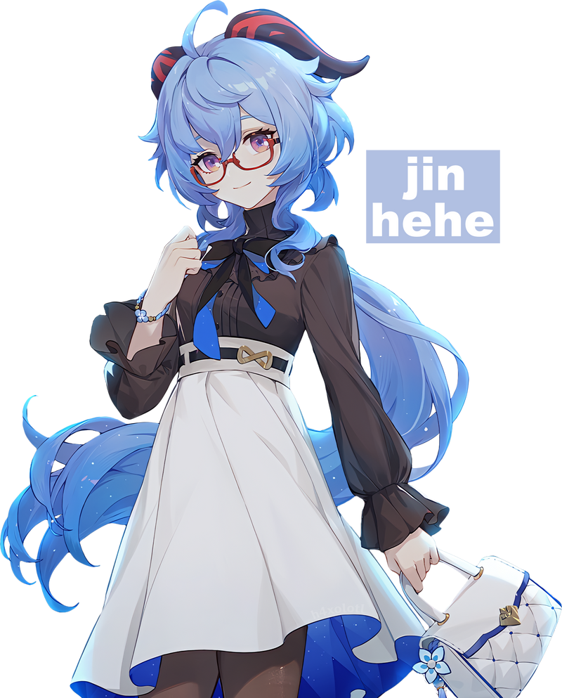 Ganyu Render by jinhehe on DeviantArt
