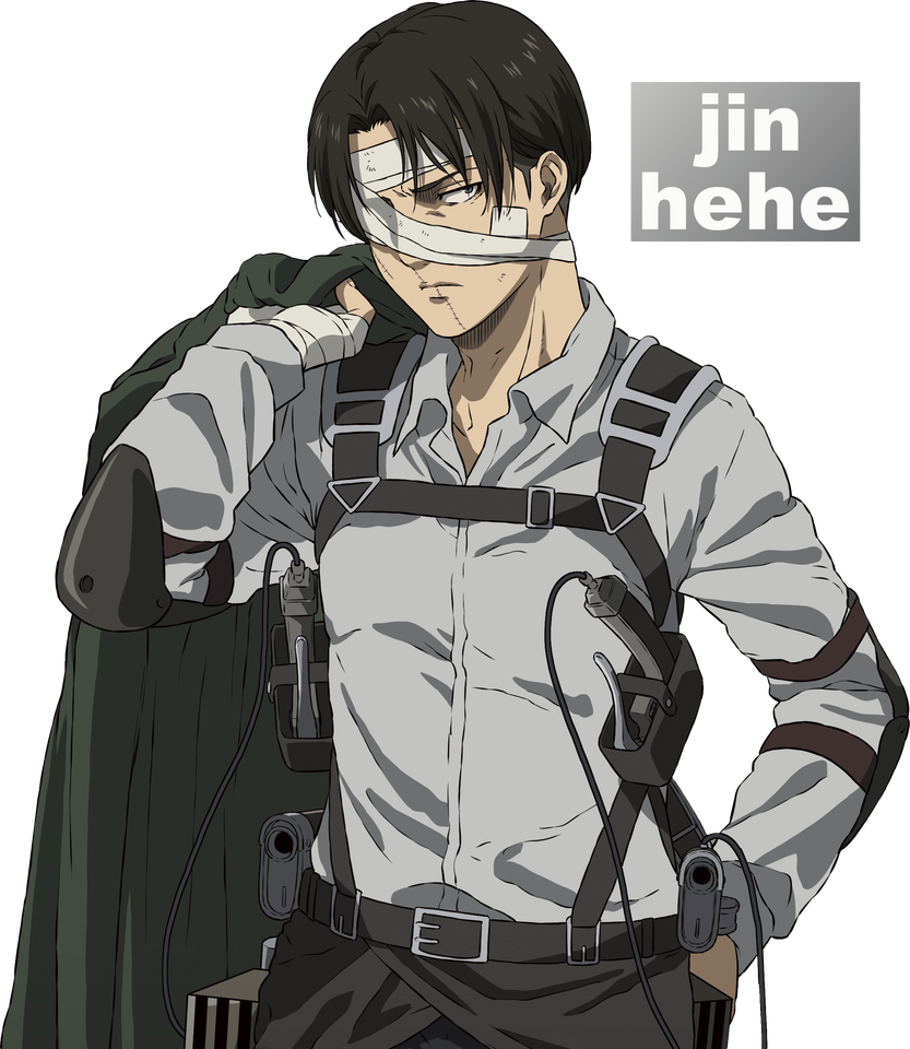 Levi Ackerman Render by jinhehe on DeviantArt