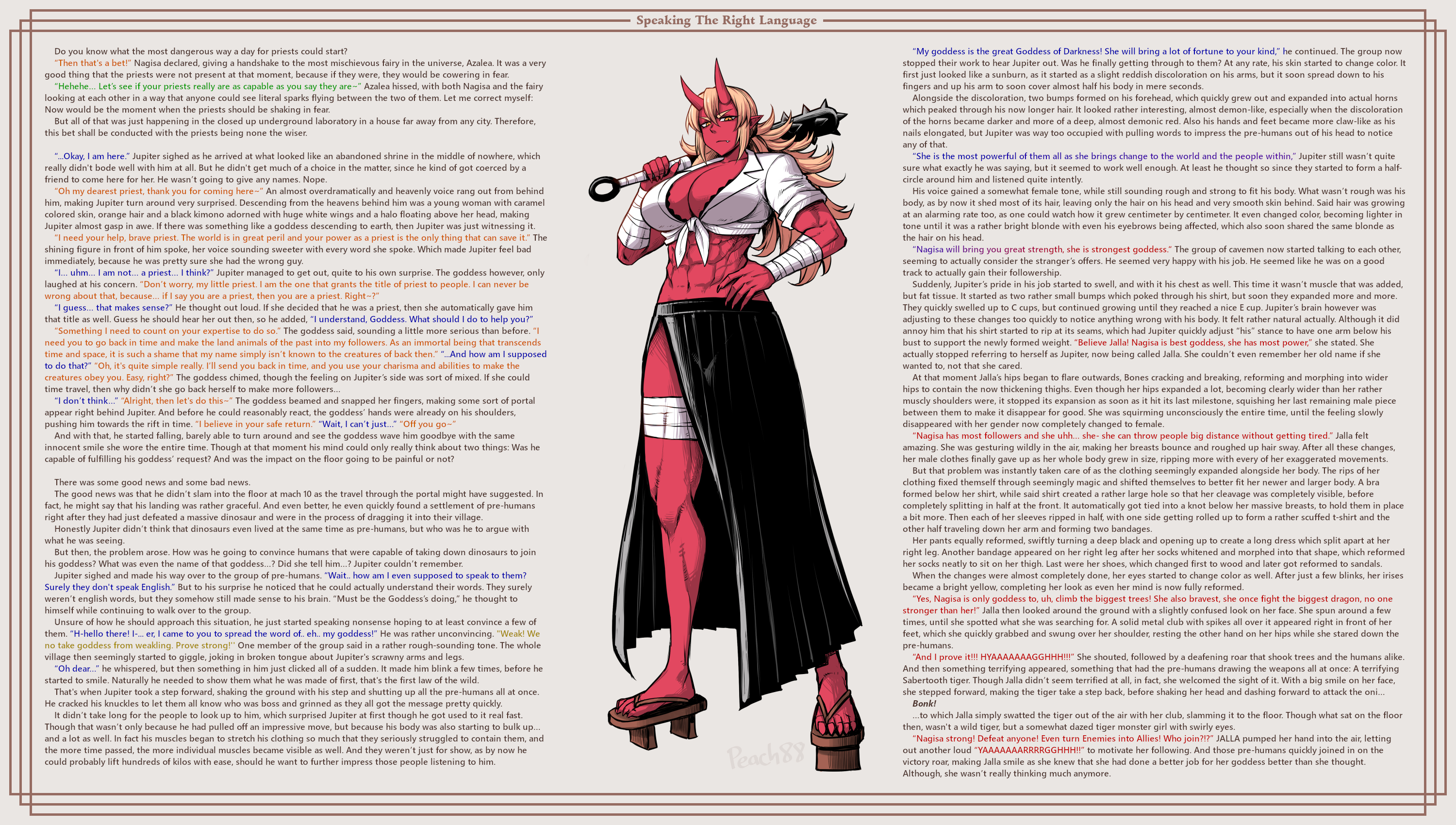 Speaking the right language (Tg) by Hiros53 on DeviantArt