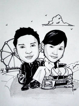 Wedding Caricature