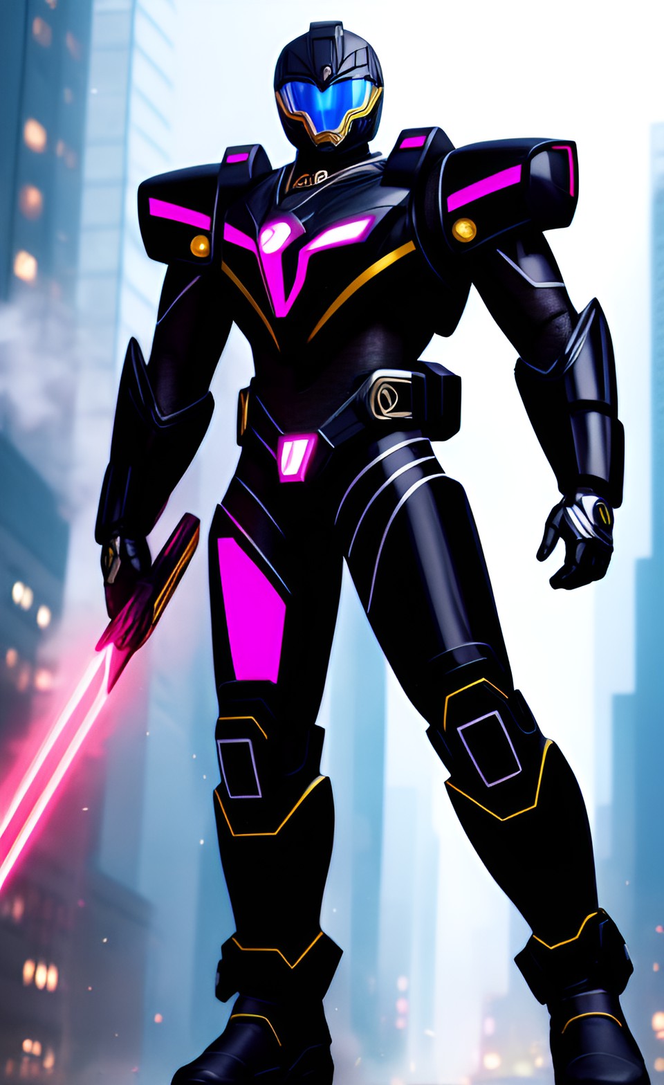 Black Cyborg Power Ranger (2) by mechlord on DeviantArt