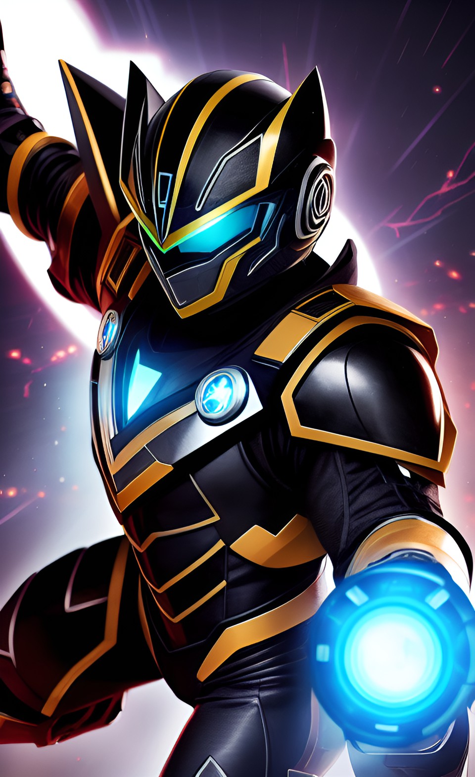 Black Cyborg Power Ranger (3) by mechlord on DeviantArt
