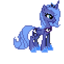 Desktop Ponies S1 Luna Sad