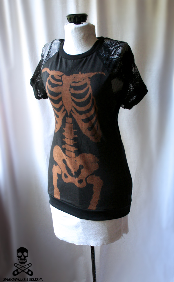 bleach skeleton t shirt